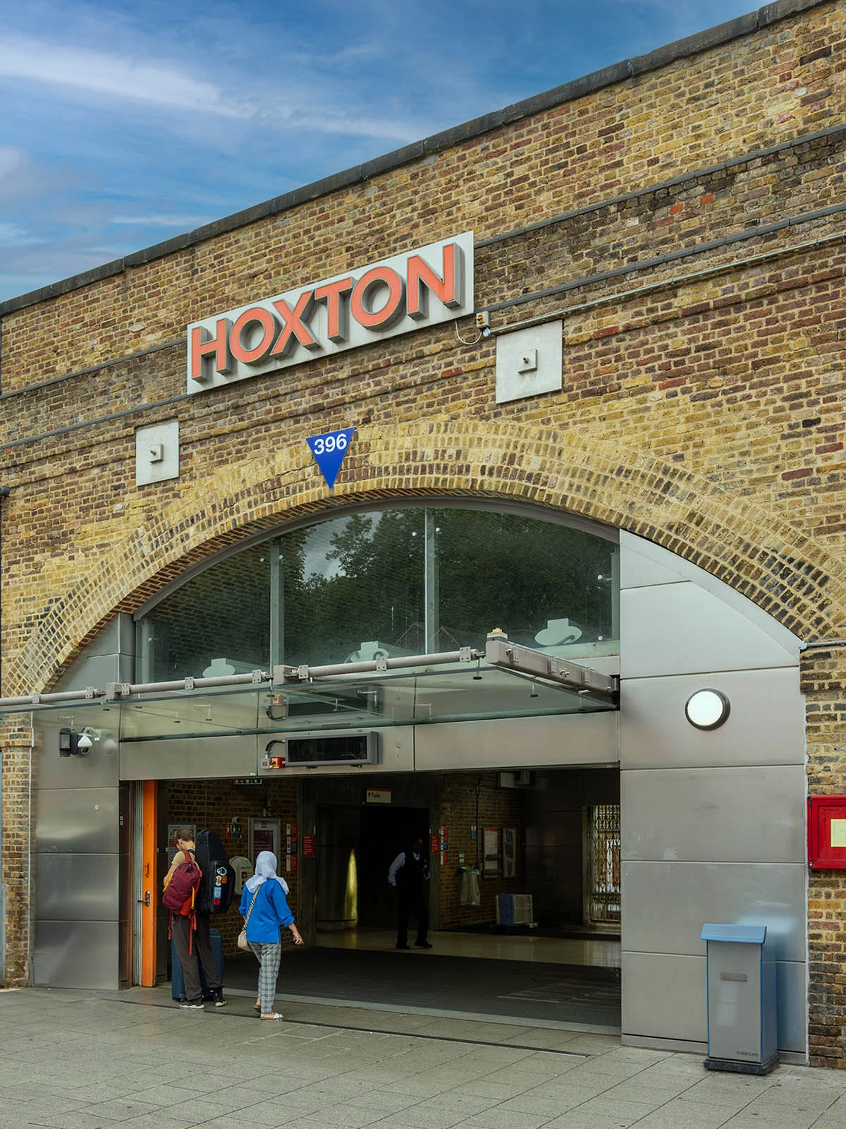 Entrance of Hoxton Station