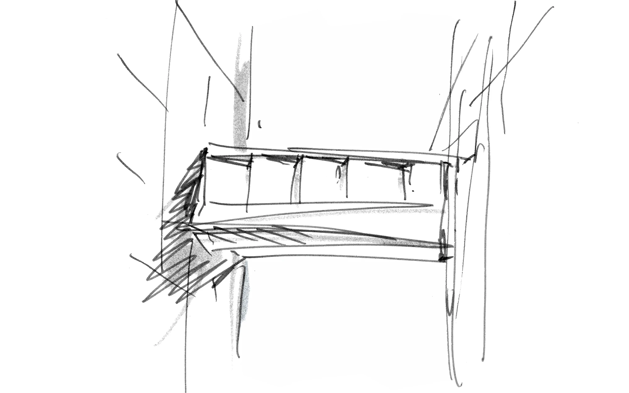 Concept sketch of New Street Square Bridges