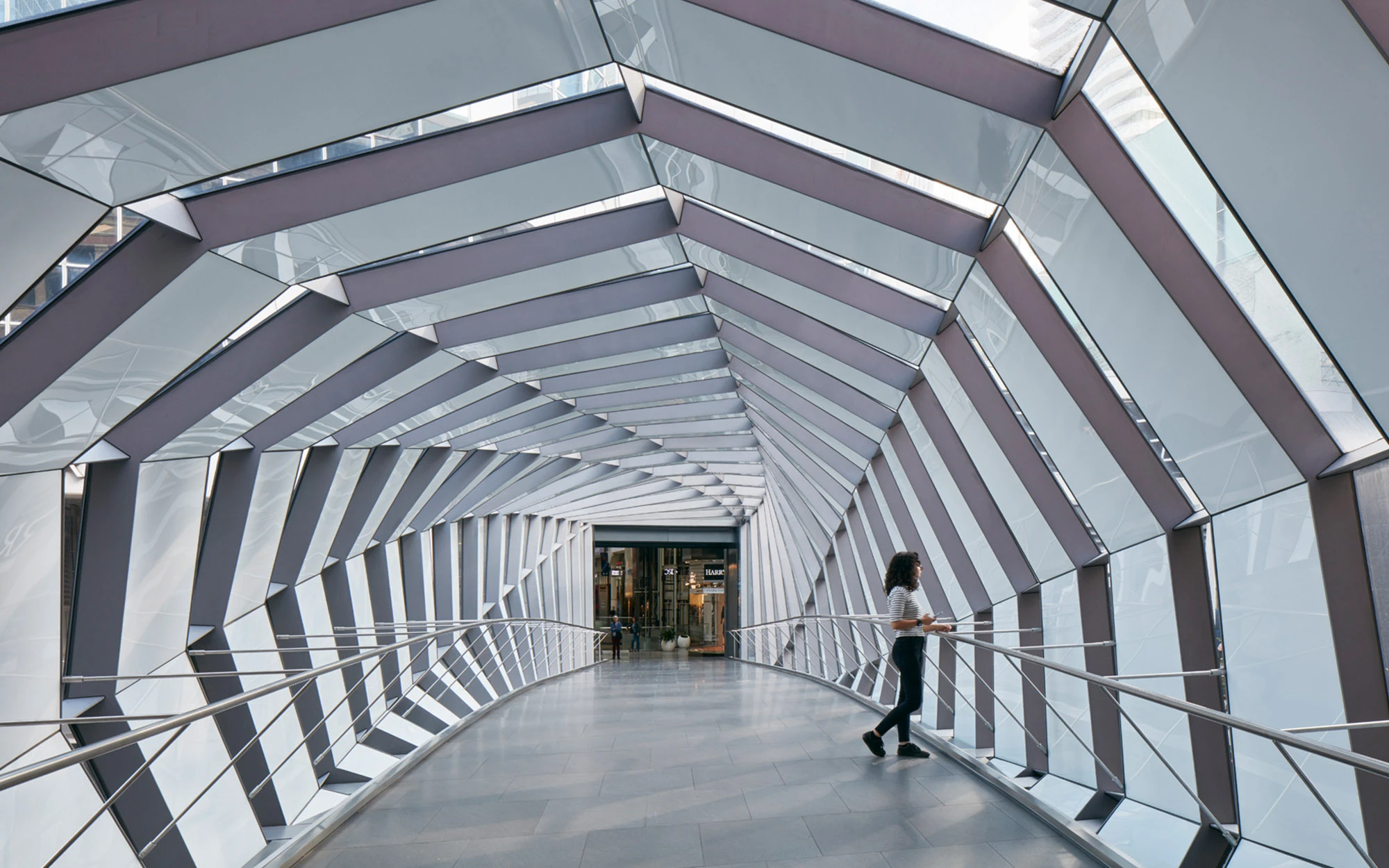 Interior of the eaton centre bridge