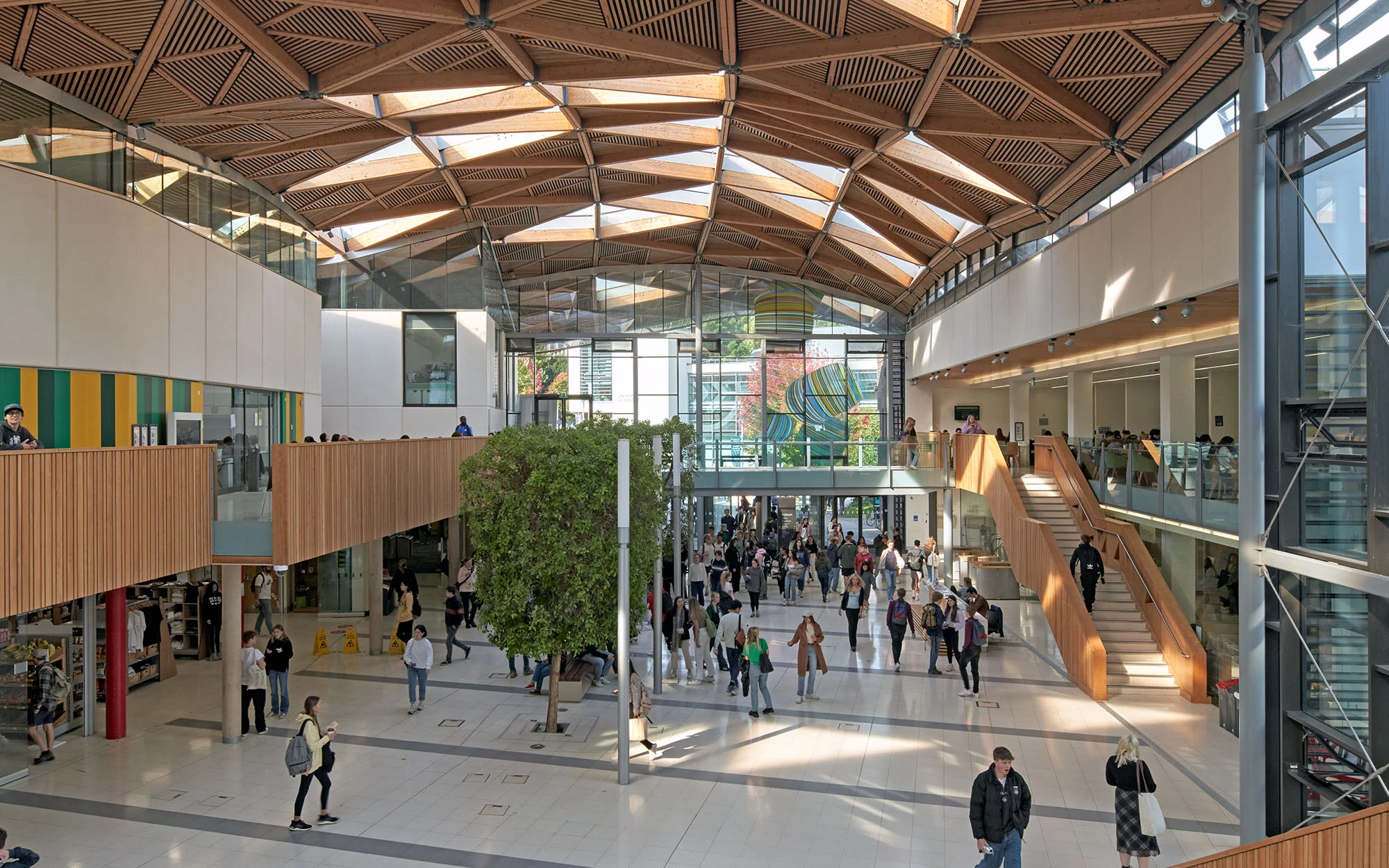 Interior of the Forum at the Exeter University